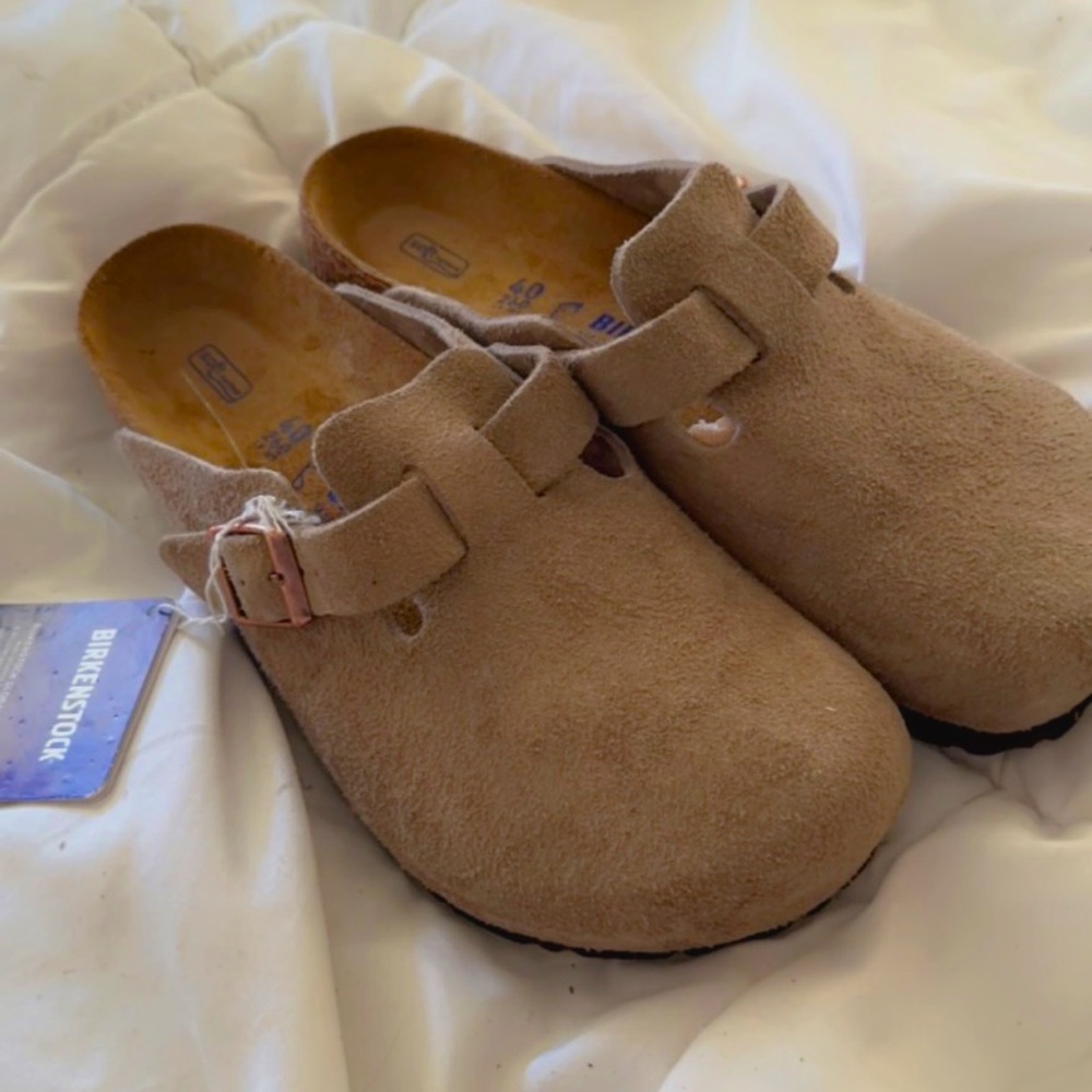 Birkenstock Boston NWT Womens Size: 40 Color: Tobacco